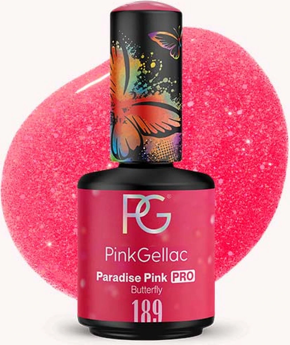 Pink Gellac - Paradise Pink - Gellak - Vegan - Roze - Glanzend - 15ml 10 Pink Gellac - Paradise Pink - Gellak - Vegan - Roze - Glanzend - 15ml - Afbeelding 10