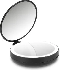 Navaris 1x/5x Vergrotende Make-up Spiegel - Compacte Opvouwbare Kap- En Reisspiegel - Led-verlichte Dubbelzijdige Make-upspiegel - Zwart 11 Navaris 1x/5x Vergrotende Make-up Spiegel - Compacte Opvouwbare Kap- En Reisspiegel - Led-verlichte Dubbelzijdige Make-upspiegel - Zwart -Maybelline Beauty Verkoop 1023x1200