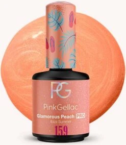 Pink Gellac - Glamorous Peach - Gellak - Vegan - Oranje - Glanzend - 15ml -Maybelline Beauty Verkoop 1043x1200