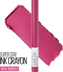 Maybelline SuperStay Ink Crayon Matte Lippenstift - 35 Treat Yourself - Roze -14 Gr 37 Maybelline SuperStay Ink Crayon Matte Lippenstift - 35 Treat Yourself - Roze -14 Gr -Maybelline Beauty Verkoop 1058x1200