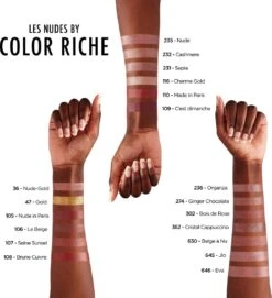 L’Oréal Paris Make-Up Designer Color Riche Satin Lipstick - 231 Sepia Silk - Nude - Verzorgende Lippenstift Met Arganolie Voor Een Comfortabel Gevoel - 4,54 Gr -Maybelline Beauty Verkoop 1095x1200