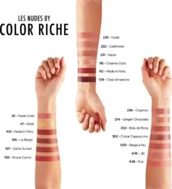 L’Oréal Paris Make-Up Designer Color Riche Satin Lipstick - 231 Sepia Silk - Nude - Verzorgende Lippenstift Met Arganolie Voor Een Comfortabel Gevoel - 4,54 Gr -Maybelline Beauty Verkoop 1098x1200