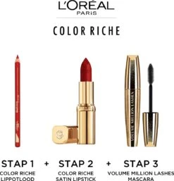 L’Oréal Paris Make-Up Designer Color Riche Satin Lipstick - 231 Sepia Silk - Nude - Verzorgende Lippenstift Met Arganolie Voor Een Comfortabel Gevoel - 4,54 Gr -Maybelline Beauty Verkoop 1154x1200 2
