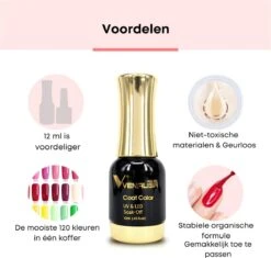 Venalisa 120 Set | 12ml Per Stuk | Professionele Set | Gellak Nagellak | Inclusief Koffer | Polygel | Polygel Kleuren | Polygel Nagels | Polygel Kit -Maybelline Beauty Verkoop 1200x1143