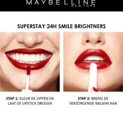 Maybelline SuperStay 24H Smile Brighters Lippenstift - 860 Crisp Magenta - Roze - Langhoudend 17 Maybelline SuperStay 24H Smile Brighters Lippenstift - 860 Crisp Magenta - Roze - Langhoudend -Maybelline Beauty Verkoop 1200x1150