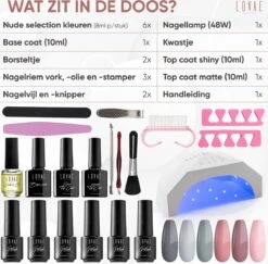 Gellak Starterspakket - Gellak - Gel Nagellak - Gellak Set - 6x8ML Kleuren - Nude Edition - Gellac - Nude Kleuren -Maybelline Beauty Verkoop 1200x1182