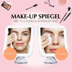 Melodii ML10X - Make Up Spiegel Met LED Verlichting - Scheerspiegel - 10x Vergroting - Met Tru-Daylight Verlichting - Voor Hem En Voor Haar -Maybelline Beauty Verkoop 1200x1200 292