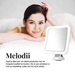 Melodii ML10X - Make Up Spiegel Met LED Verlichting - Scheerspiegel - 10x Vergroting - Met Tru-Daylight Verlichting - Voor Hem En Voor Haar -Maybelline Beauty Verkoop 1200x1200 293