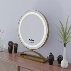 Marbor Make Up Spiegel Met LED Verlichting - Goud - Hollywood Mirror -Maybelline Beauty Verkoop 1200x1200 301