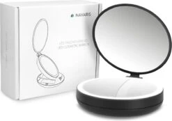 Navaris 1x/5x Vergrotende Make-up Spiegel - Compacte Opvouwbare Kap- En Reisspiegel - Led-verlichte Dubbelzijdige Make-upspiegel - Zwart 13 Navaris 1x/5x Vergrotende Make-up Spiegel - Compacte Opvouwbare Kap- En Reisspiegel - Led-verlichte Dubbelzijdige Make-upspiegel - Zwart -Maybelline Beauty Verkoop 1200x847 2