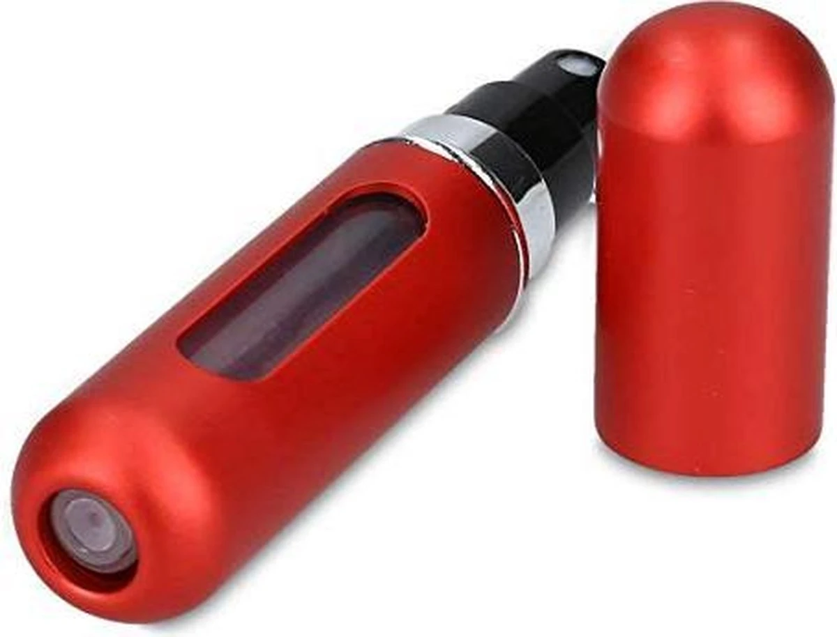 MaxedMore Navulbare Parfumverstuiver 5ml Rood/Licht Roze/ Oranje/Groen/ Blauw/ Grijs - 65 Keer Spraybare Parfum Verstuiver - Hervulbaar Tasverstuiver Voor Parfum - Meeneem Mini Geur Flesje Voor Op Reis - Lipstick Formaat Navulbaar Parfumflesje 2 MaxedMore Navulbare Parfumverstuiver 5ml Rood/Licht Roze/ Oranje/Groen/ Blauw/ Grijs - 65 Keer Spraybare Parfum Verstuiver - Hervulbaar Tasverstuiver Voor Parfum - Meeneem Mini Geur Flesje Voor Op Reis - Lipstick Formaat Navulbaar Parfumflesje - Afbeelding 2