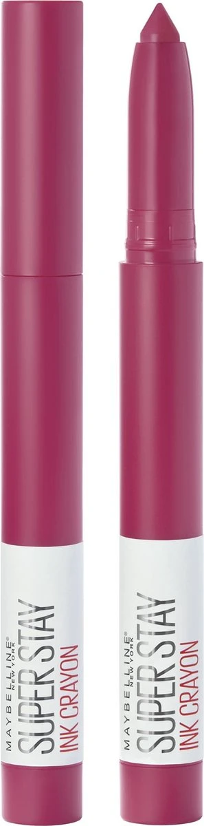 Maybelline SuperStay Ink Crayon Matte Lippenstift - 35 Treat Yourself - Roze -14 Gr 16 Maybelline SuperStay Ink Crayon Matte Lippenstift - 35 Treat Yourself - Roze -14 Gr - Afbeelding 16