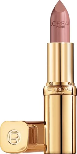 L’Oréal Paris Make-Up Designer Color Riche Satin Lipstick - 231 Sepia Silk - Nude - Verzorgende Lippenstift Met Arganolie Voor Een Comfortabel Gevoel - 4,54 Gr -Maybelline Beauty Verkoop 600x1200 3
