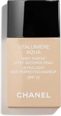 Chanel Vitalumiere Aqua Foundation - 30 Beige - SPF15 - 30 Ml -Maybelline Beauty Verkoop 626x1200