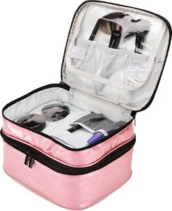 YONO Nagellak Tas - Nagelkoffer Beautycase - Cosmetica Koffer - Manicure Organizer - Roze -Maybelline Beauty Verkoop 981x1200 2